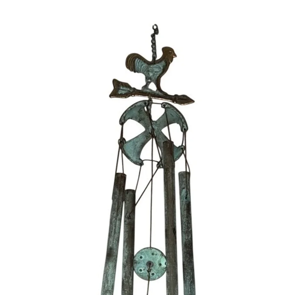 Rooster‎ Arrow Wind Chime Brass 24